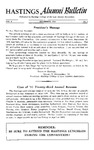 Hastings Alumni Bulletin Vol.4, No.2 (1954)